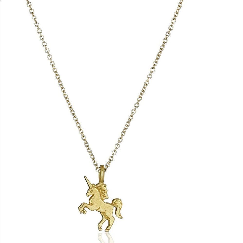 NWT Life is Magical Gold Unicorn Necklace - Picture 2 of 3